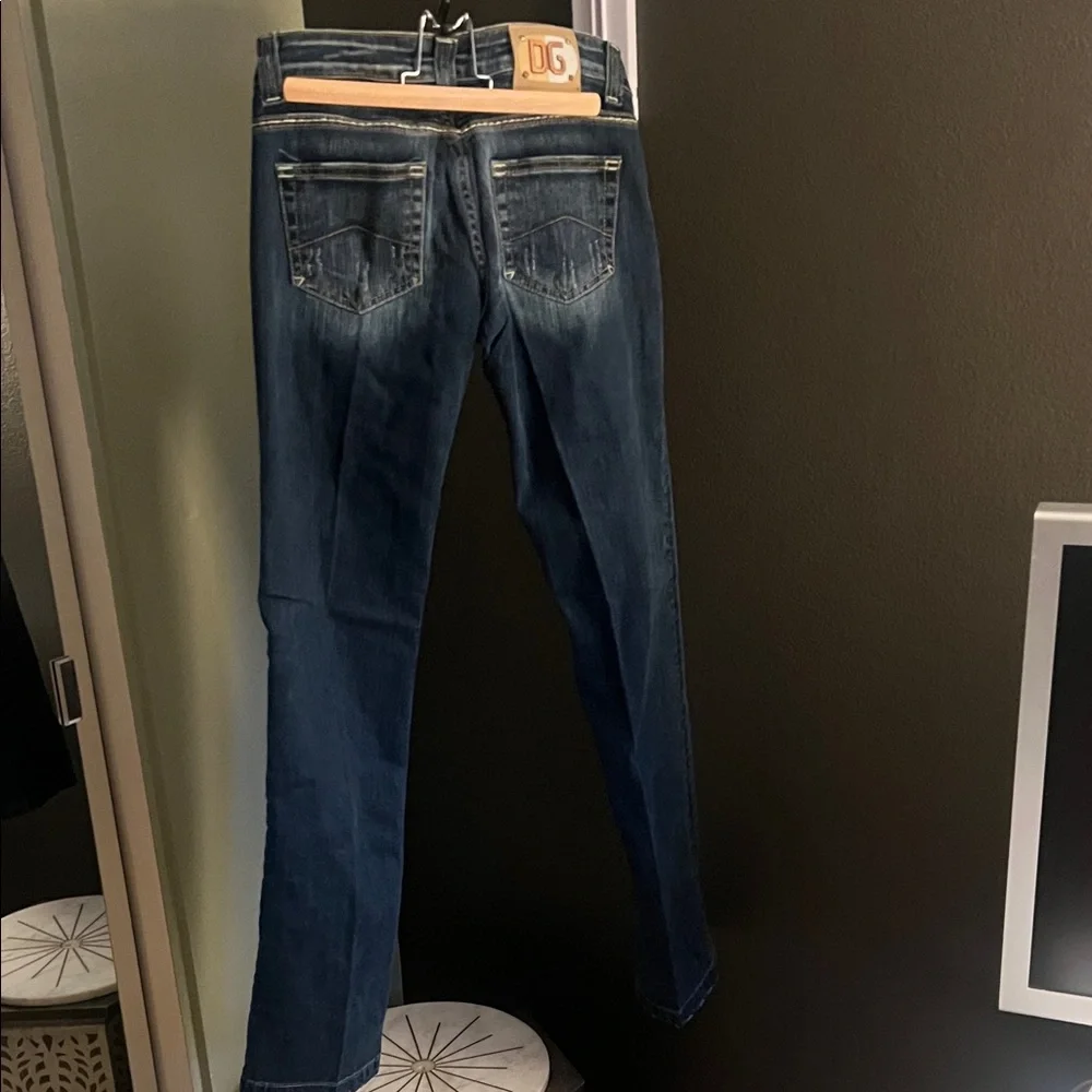 Dolce & Gabbana Dark Blue Straight Leg Jeans, mens waist 28 - Picture 5 of 10